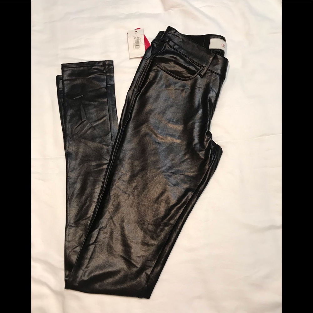 Faux Leather Jeggings